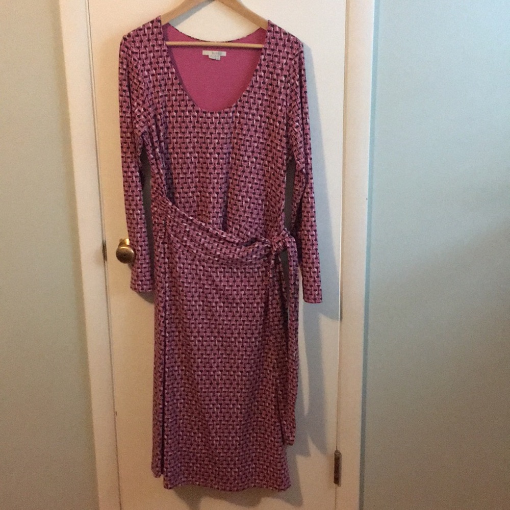 Boden Silvia Jersey Dress, size 12 L, EUC